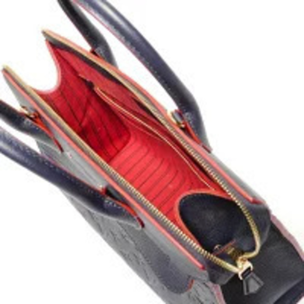 Louis Vuitton Blue Empreinte Monogram Pont Handbag Neuf Navy - Picture 11 of 13